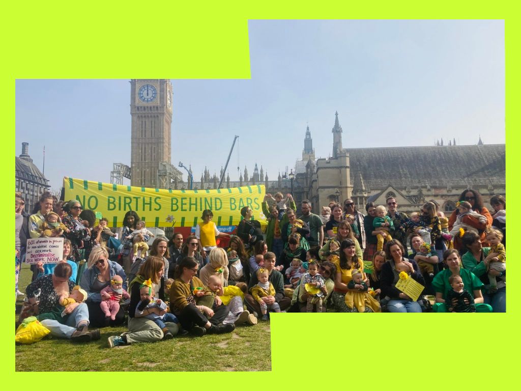 HOSTING THE BIGGEST BABY PROTEST IN HISTORY TO DEMAND AN END TO PRISON FOR PREGNANT WOMEN